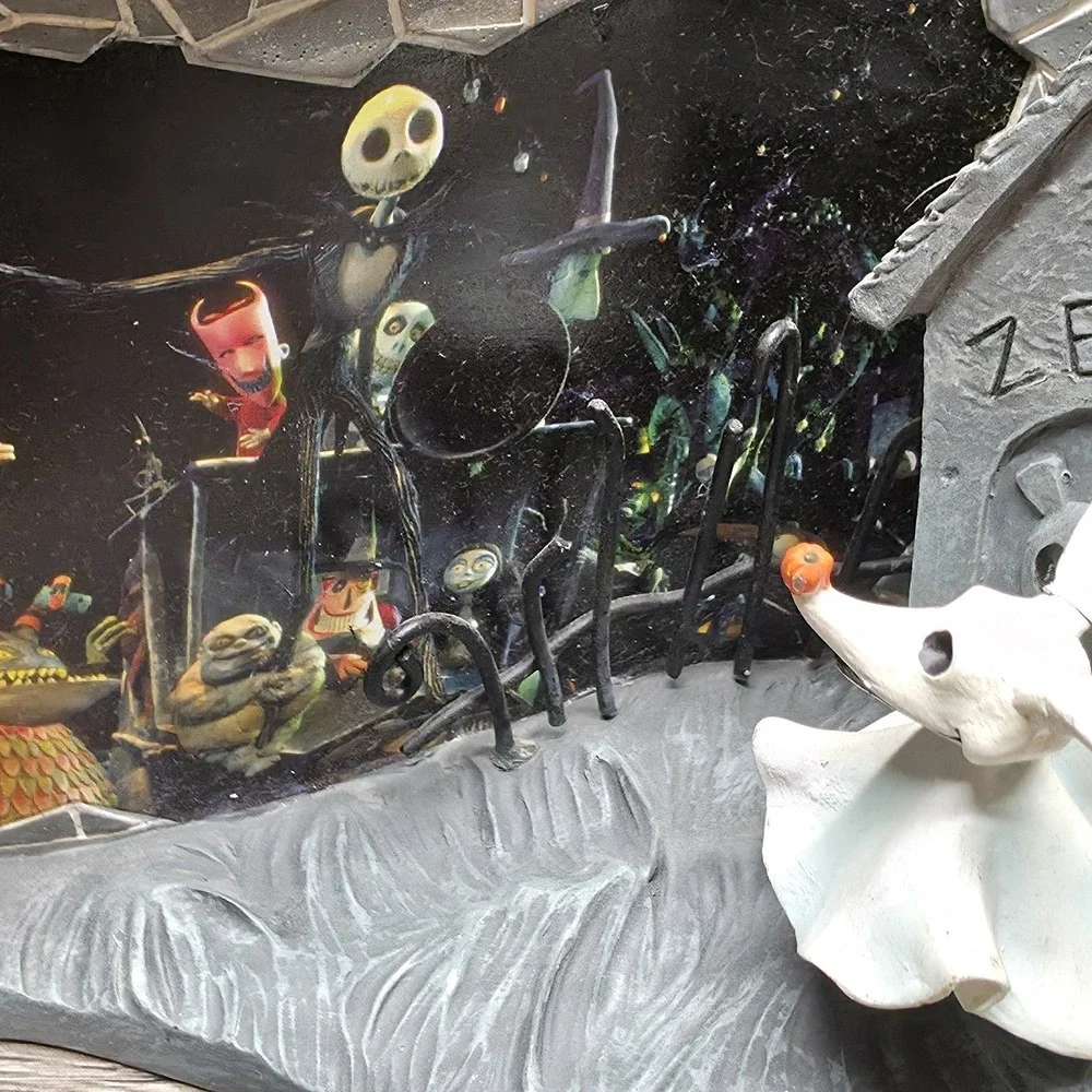 Rare Disney's NECA - Nightmare Before Christmas - Wall Diorama